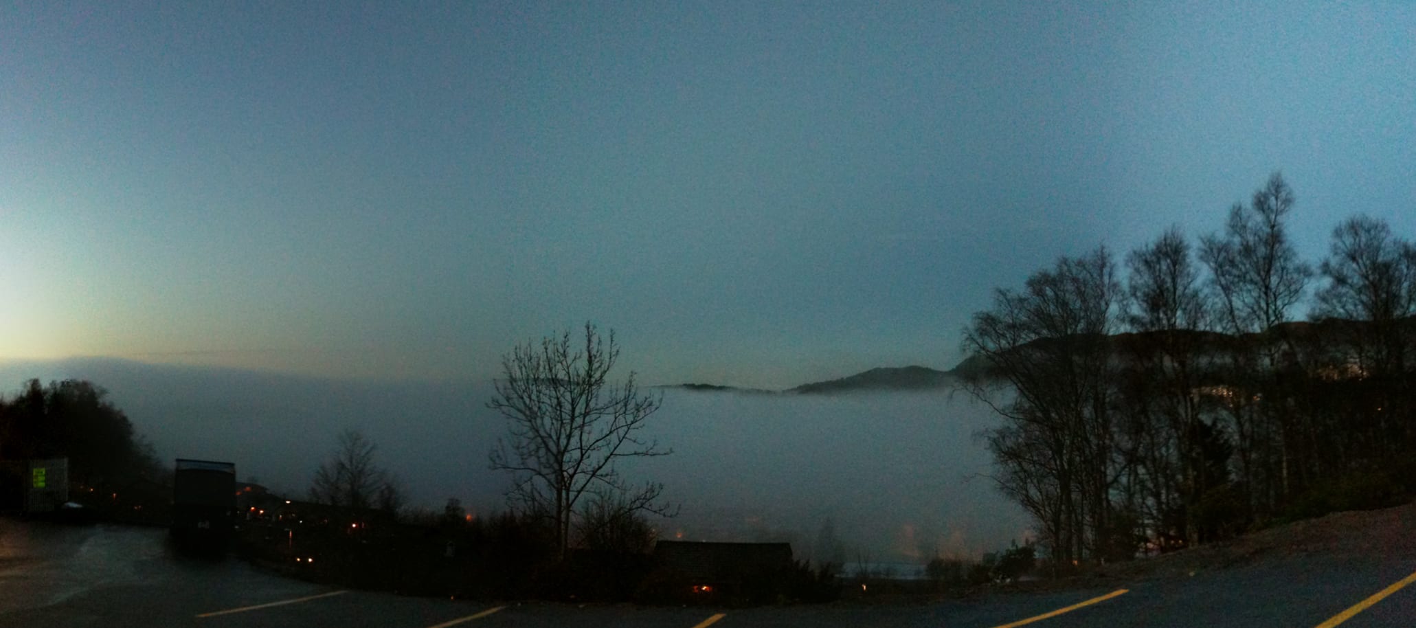 Skywatch Friday – Morning fog|Skywatch fredag – morgentåke